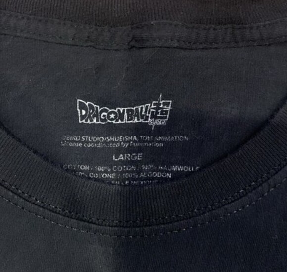 *Legit* Dragon Ball Super Saiyan Prince Vegeta Proud Authentic T-Shirt Size L - Picture 5 of 5